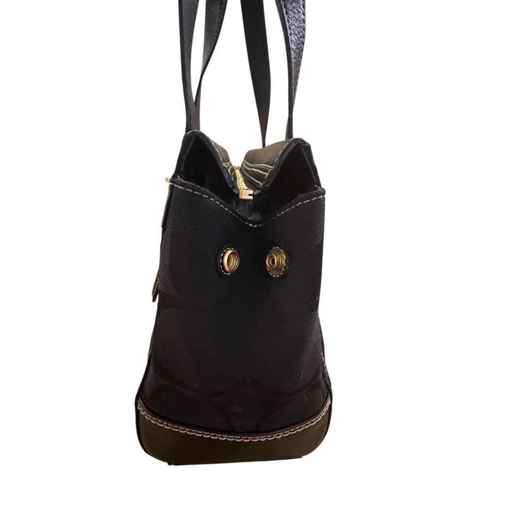 Coach Hampton Signature Stripe Satchel — 2007 - Picture 5 of 12